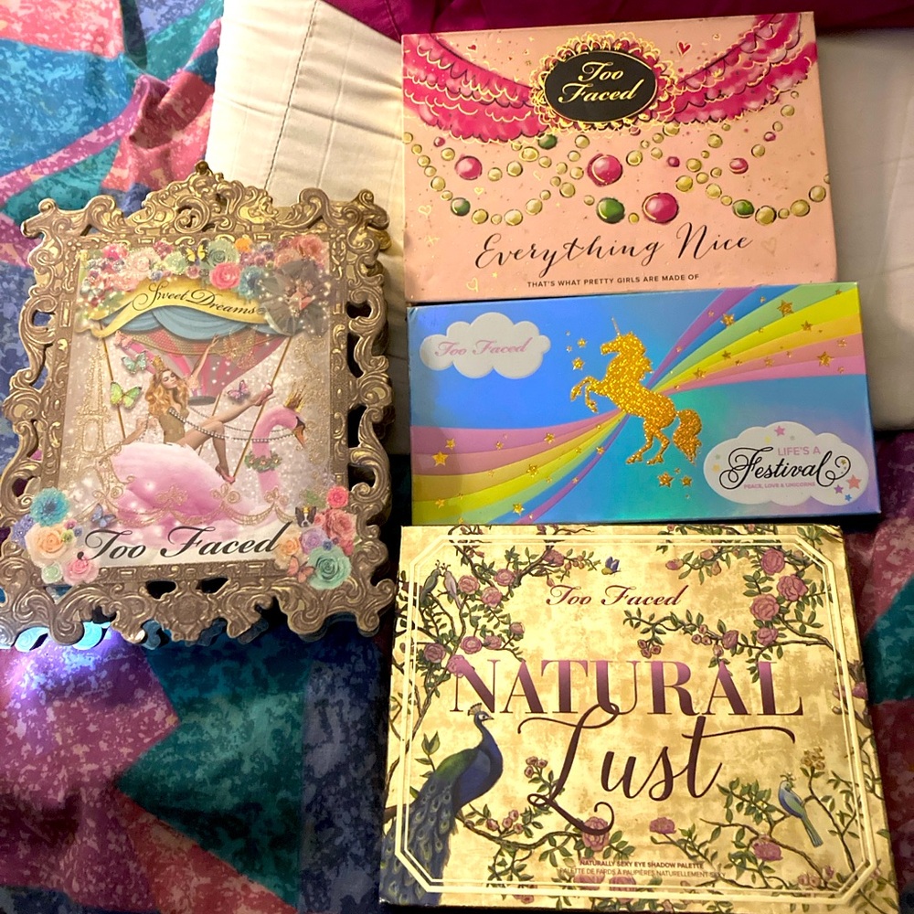 Rare discontinued Too Faced Palettes NIB
